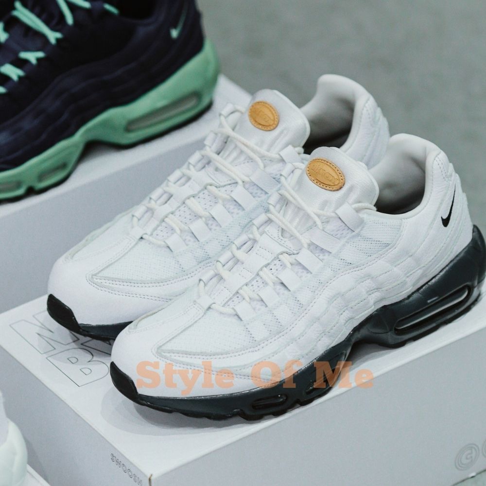 Nike Air Max 95 Premium By You - White/Black | Styleofme.Vn