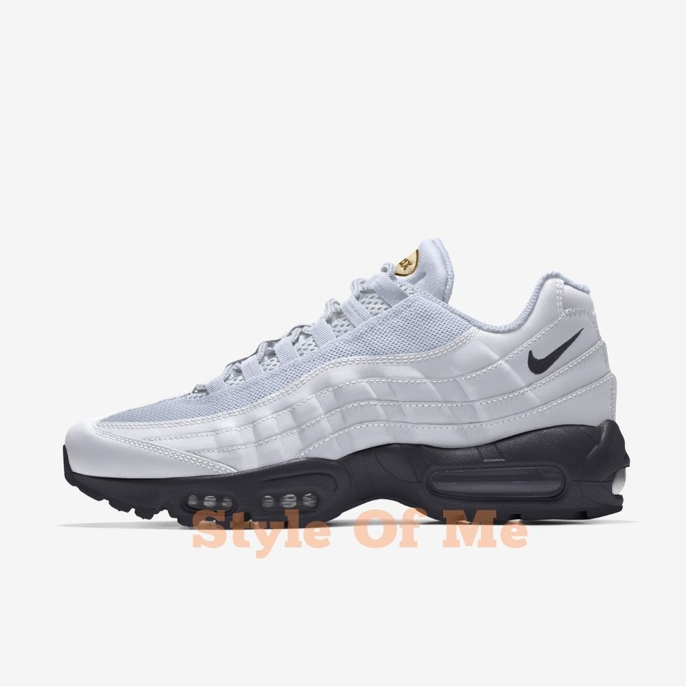 Nike Air Max 95 Premium By You - White/Black | Styleofme.Vn