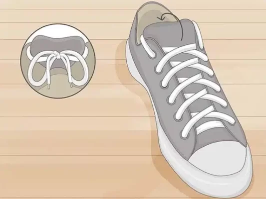 Cách buộc dây giày Nike Air Force 1 giấu dây