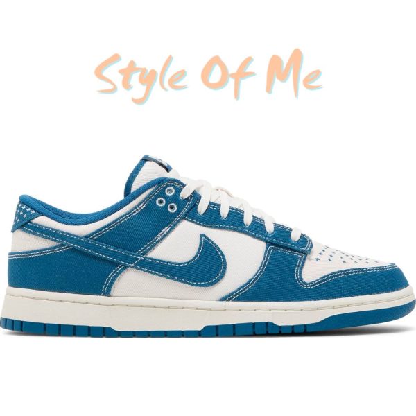 Giày Nike Dunk Low SE ‘Sashiko – Industrial Blue’